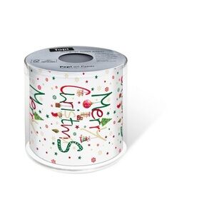 Kurt Adler Designer Toilet Paper - Merry Christmas - Sealed